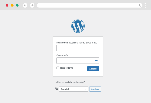 Login WordPress