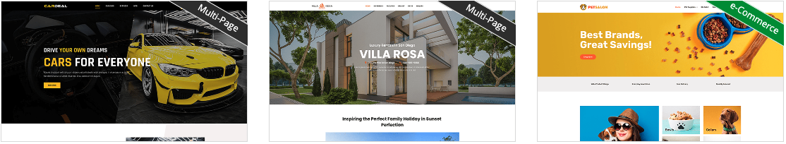 Plantillas Site Builder 2